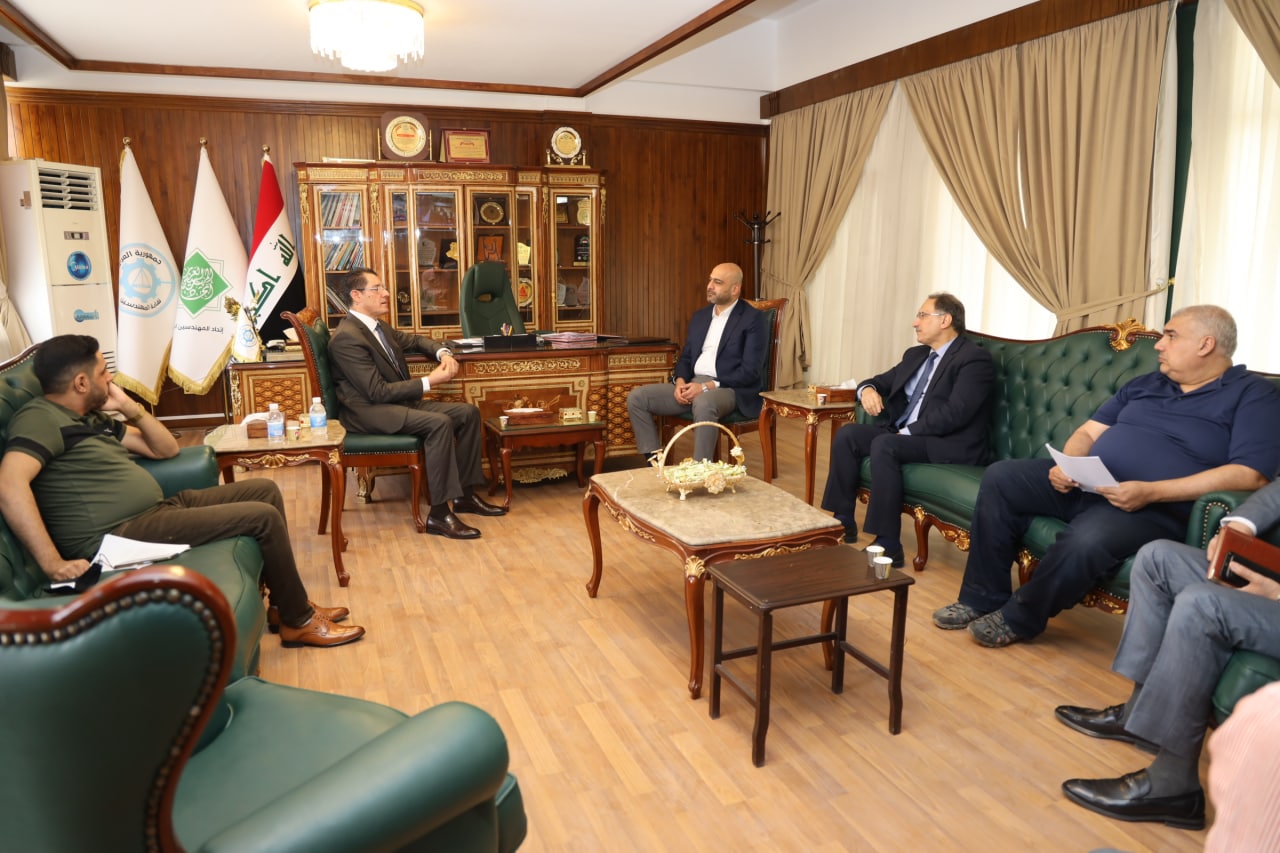 نقيب المهندسين العراقيين يستقبل وزير التخطيط السابق الدكتور نوري الدليمي