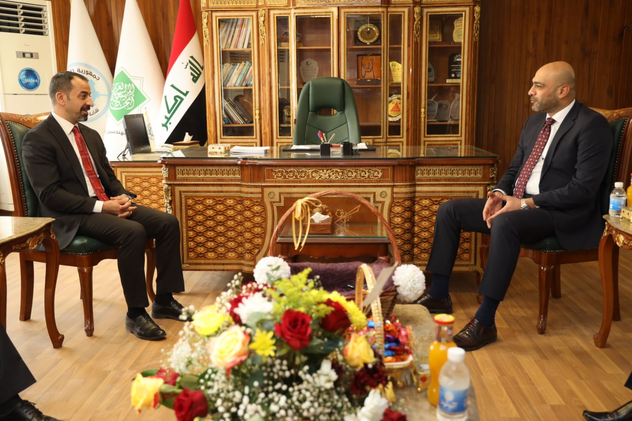 نقيب المهندسين العراقيين يستقبل وفد من المجلس الأعلى الإسلامي