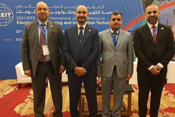 وفد من نقابة المهندسين يشارك في فعاليات المؤتمر الأردني الدولي في الهندسة الكهربائية وتكنولوجيا المعلومات