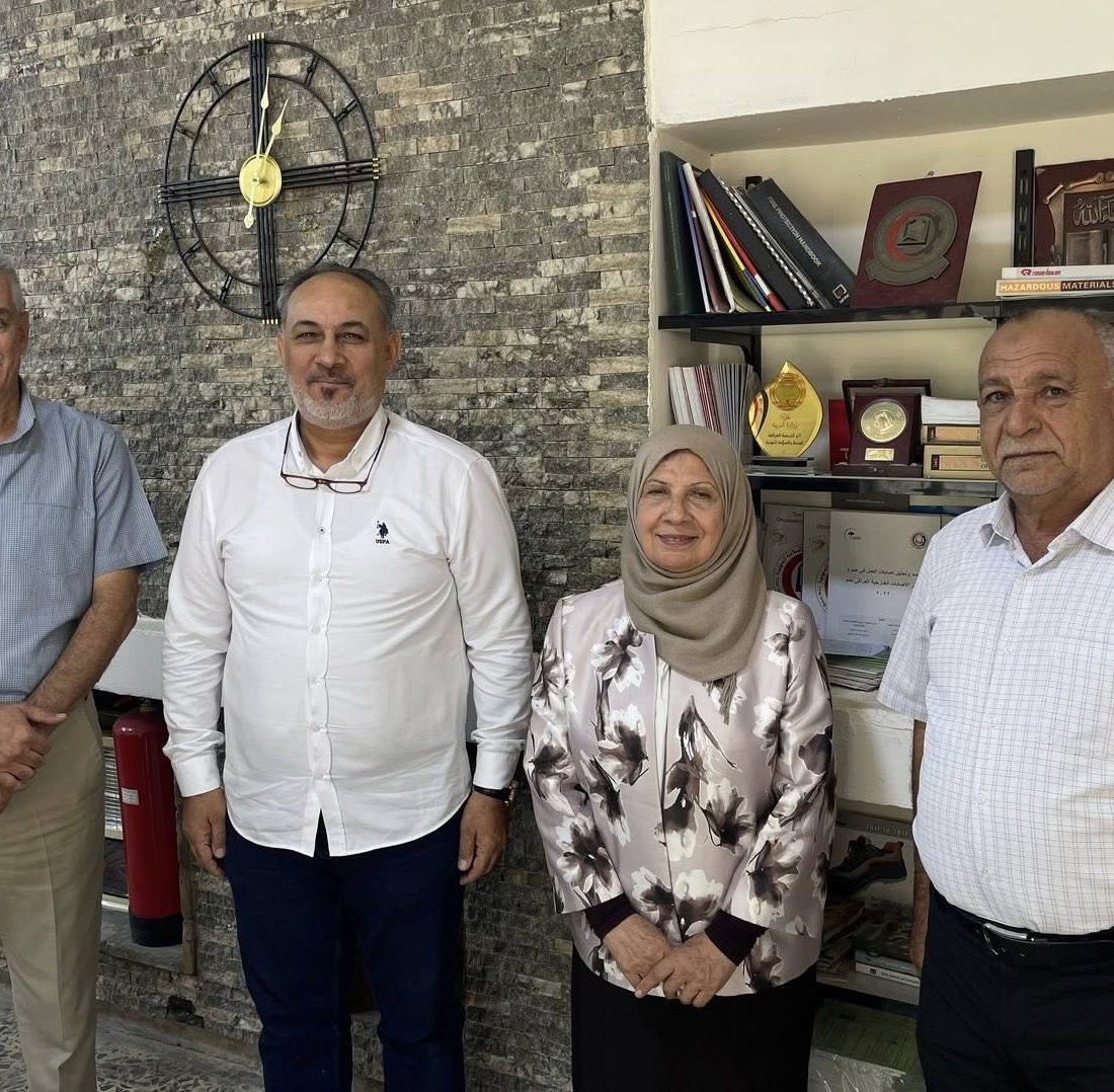 رئيس قسم الهندسة الكهربائية يبحث سبل التعاون مع الجمعية العراقية للصحة والسلامة