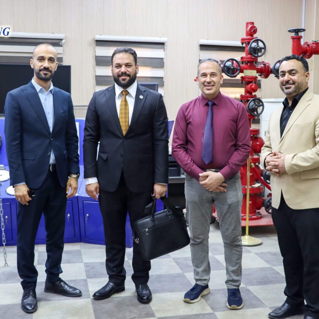 وفد نقابة المهندسين فرع الأنبار يبحث تعزيز التعاون مع مركز الحفر العراقي في بغداد