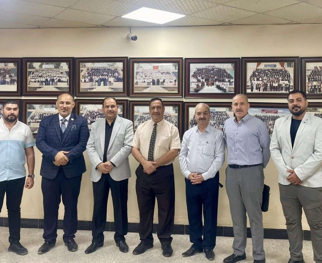 رئيس قسم الكهرباء في نقابة المهندسين يزور قسم الكهربائية والإلكترونية في الجامعة التكنولوجية