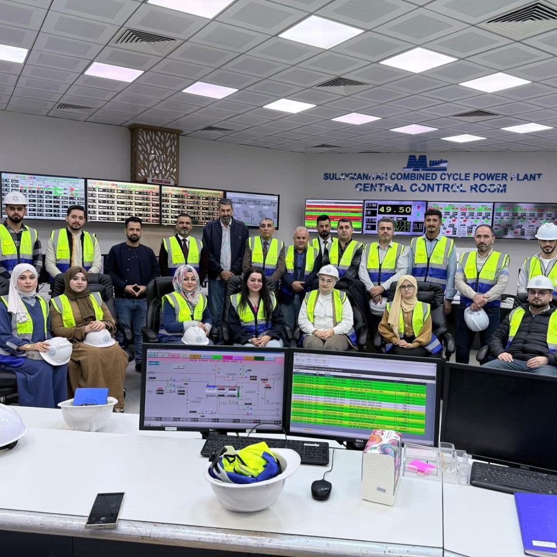 نقابة المهندسين فرع كركوك تنظم زيارة ميدانية إلى محطة السليمانية الغازية لإنتاج الطاقة