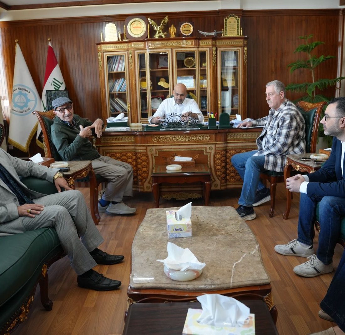 نقيب المهندسين يستقبل المعماري علي نوري حسن ويشيد بإصداره التوثيقي