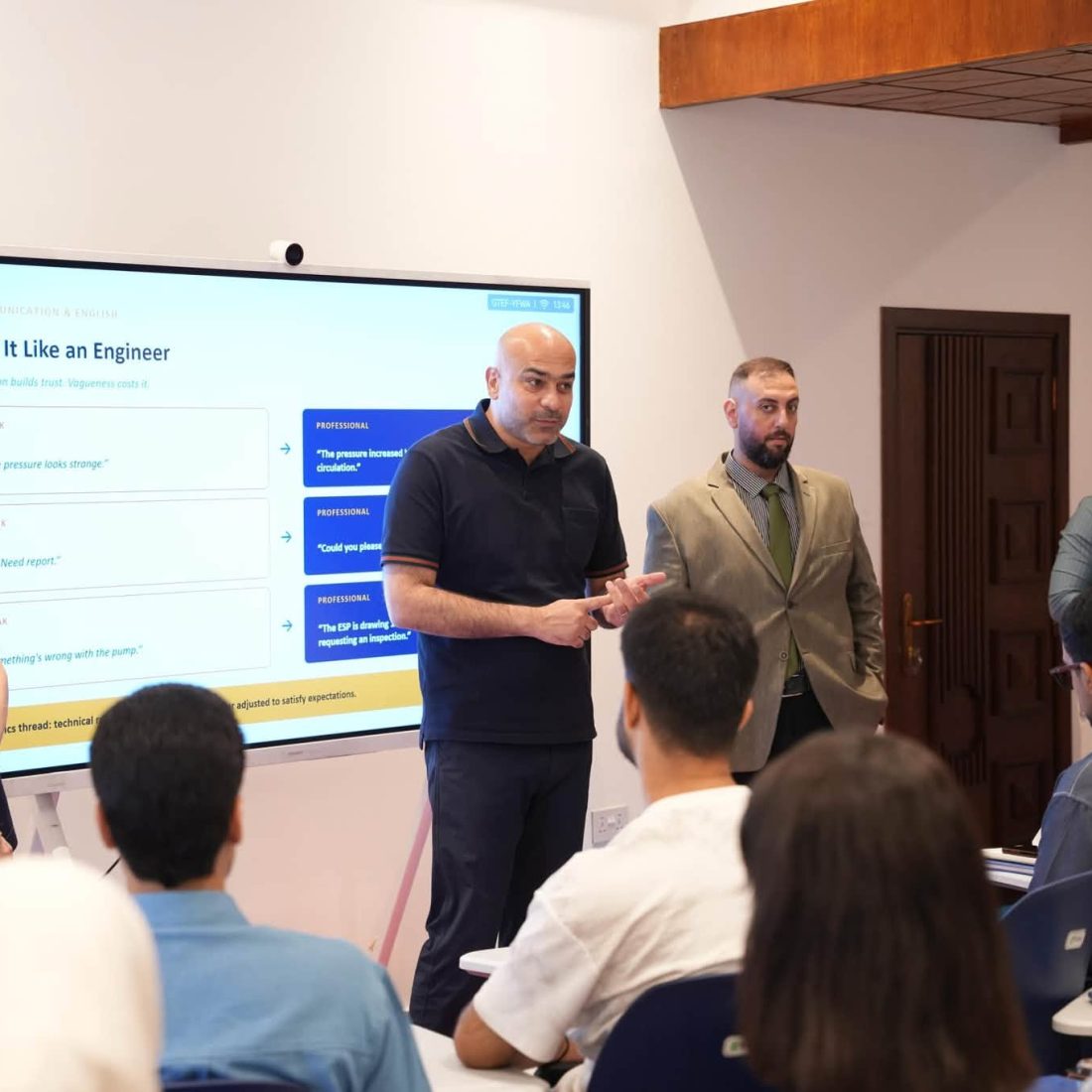 قسم هندسة النفط يفتتح برنامج التدريب الصيفي لطلبة الجامعات