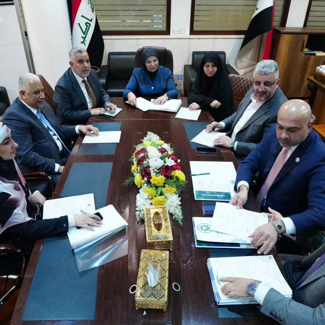 نقيب المهندسين يلتقي لجنة العمل النيابية ويستعرض الإجراءات القانونية لملف أراضي مهندسي النجف الأشرف