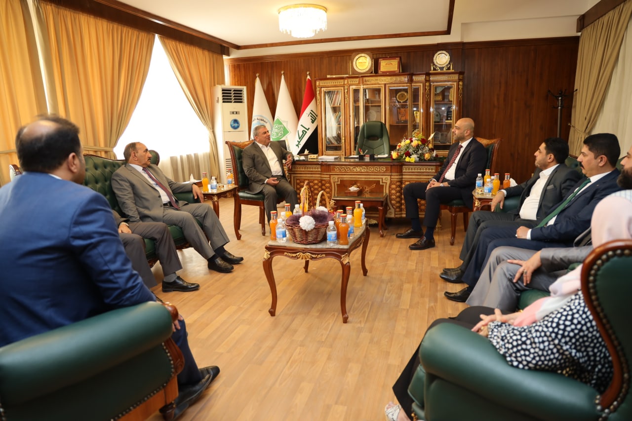 نقيب المهندسين العراقيين يستقبل رئيس إتحاد المقاولين العراقيين والعرب الاستاذ علي فاخر السنافي