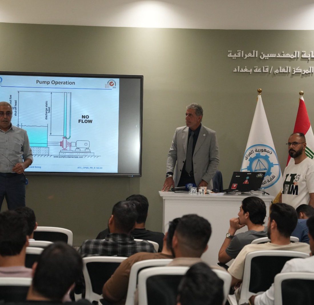 قسّم الكيمياوي ينظم دورة تدريبية حول تشغيل وصيانة المضخات