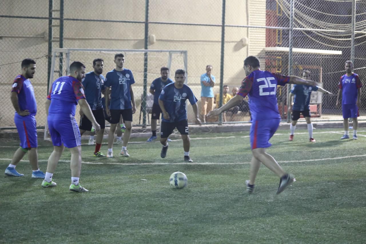 نتائج مباريات يوم أمس للبطولة الأولى لكرة القدم الخماسية التي تنظمها نقابة المهندسين العراقية