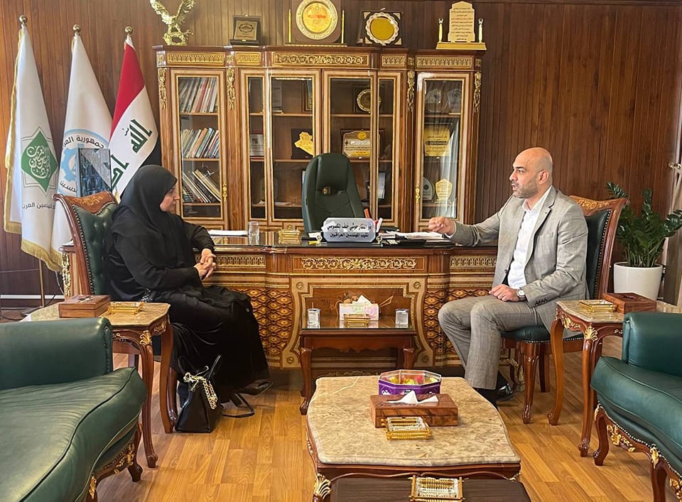 نقيب المهندسين العراقيين يستقبل مدير عام الدائرة القانونية في وزارة التخطيط لمناقشة المخصصات الهندسية