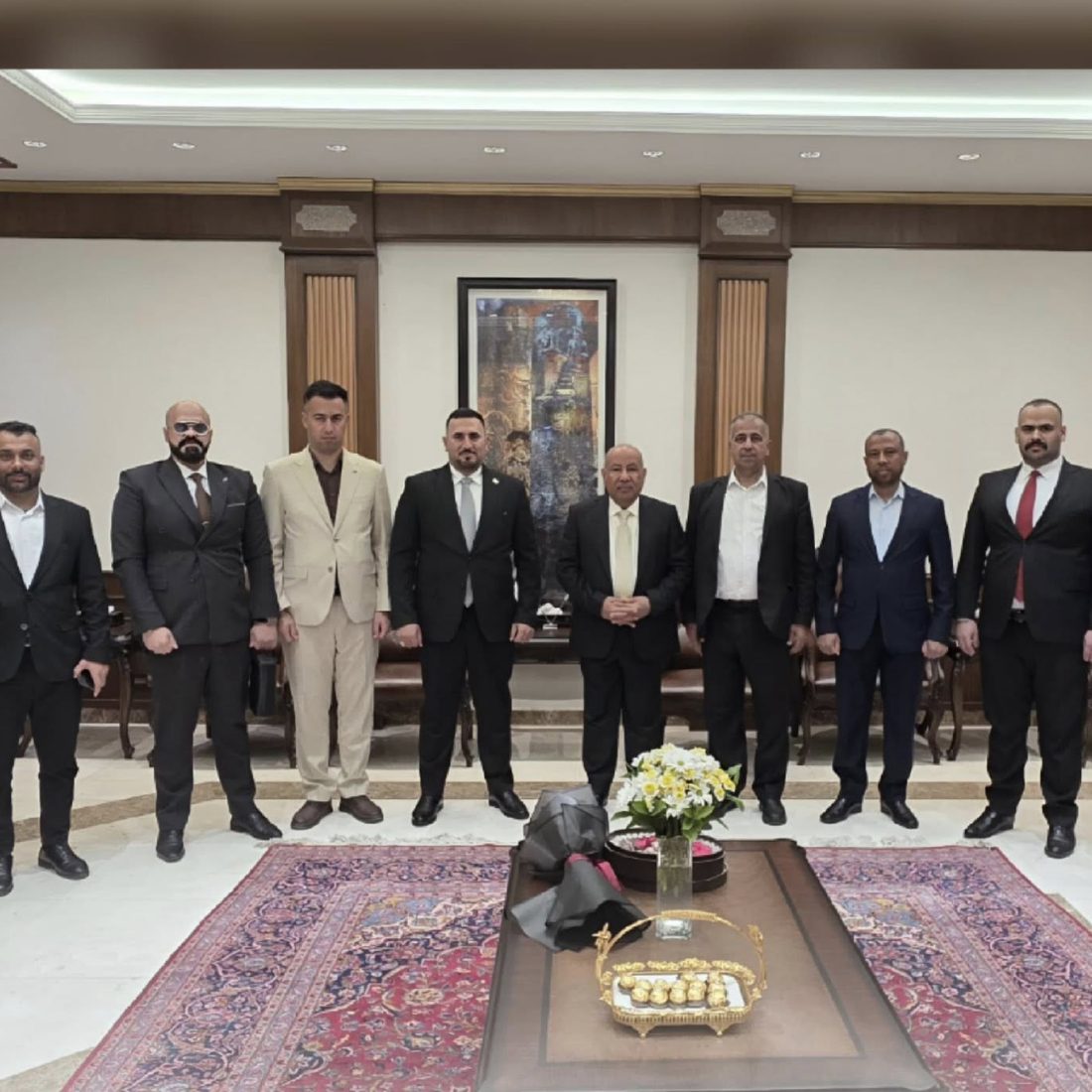 أعضاء مجلس نقابة المهندسين فرع البصرة يقدّمون التهاني لرئيس محكمة استئناف البصرة الاتحادية بمناسبة يوم القضاء العراقي