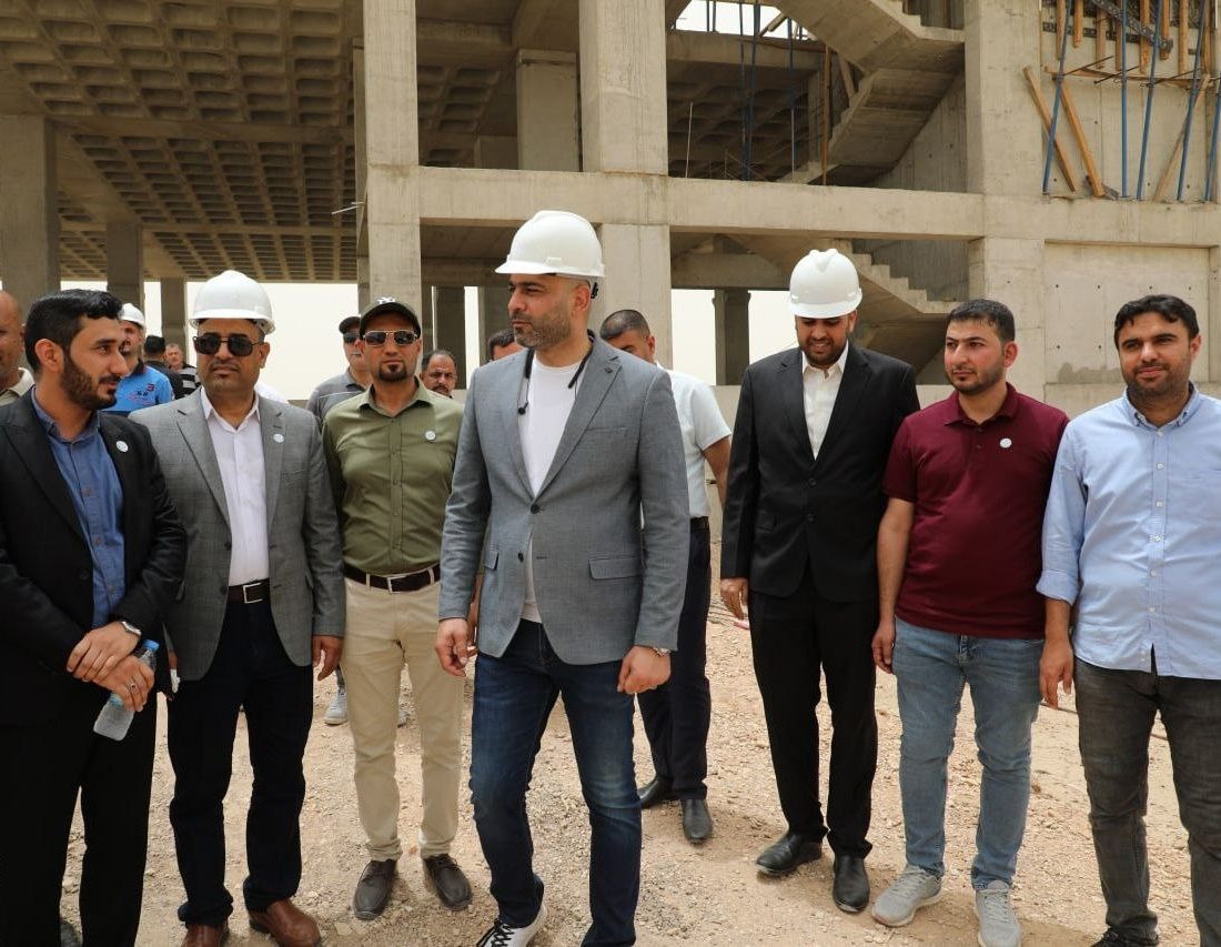 زيارة نقيب المهندسين العراقيين وأعضاء مجلس النقابة لأهم المشاريع الهندسية في محافظة كربلاء المقدسة